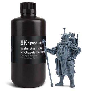 ELEGOO Water-washable Resin 8K Space Grey, 1 kg